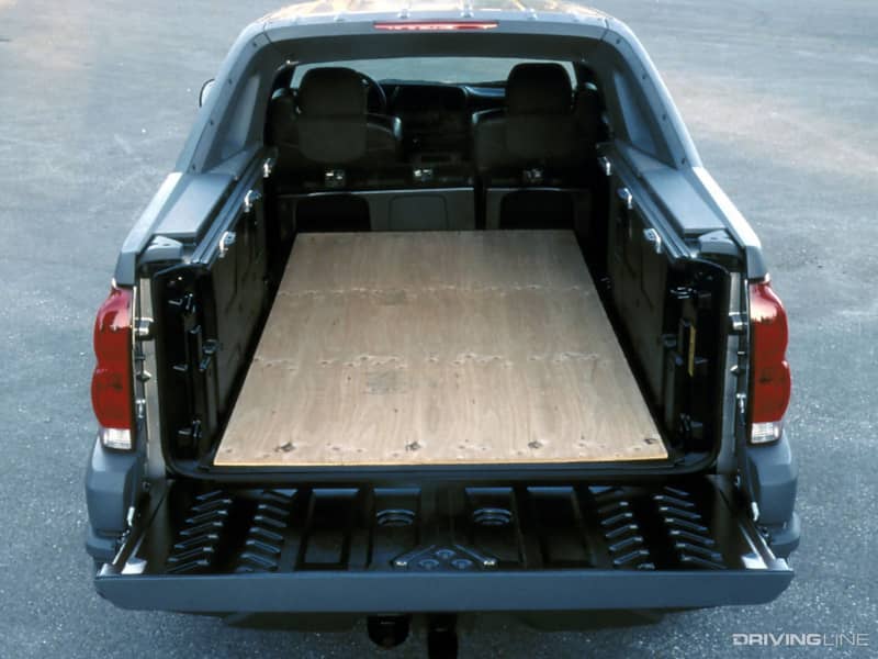 Ranchero EV Pickup Truck Ranchero Bed Patent Reveals Recessed Cab Wall 1000130441