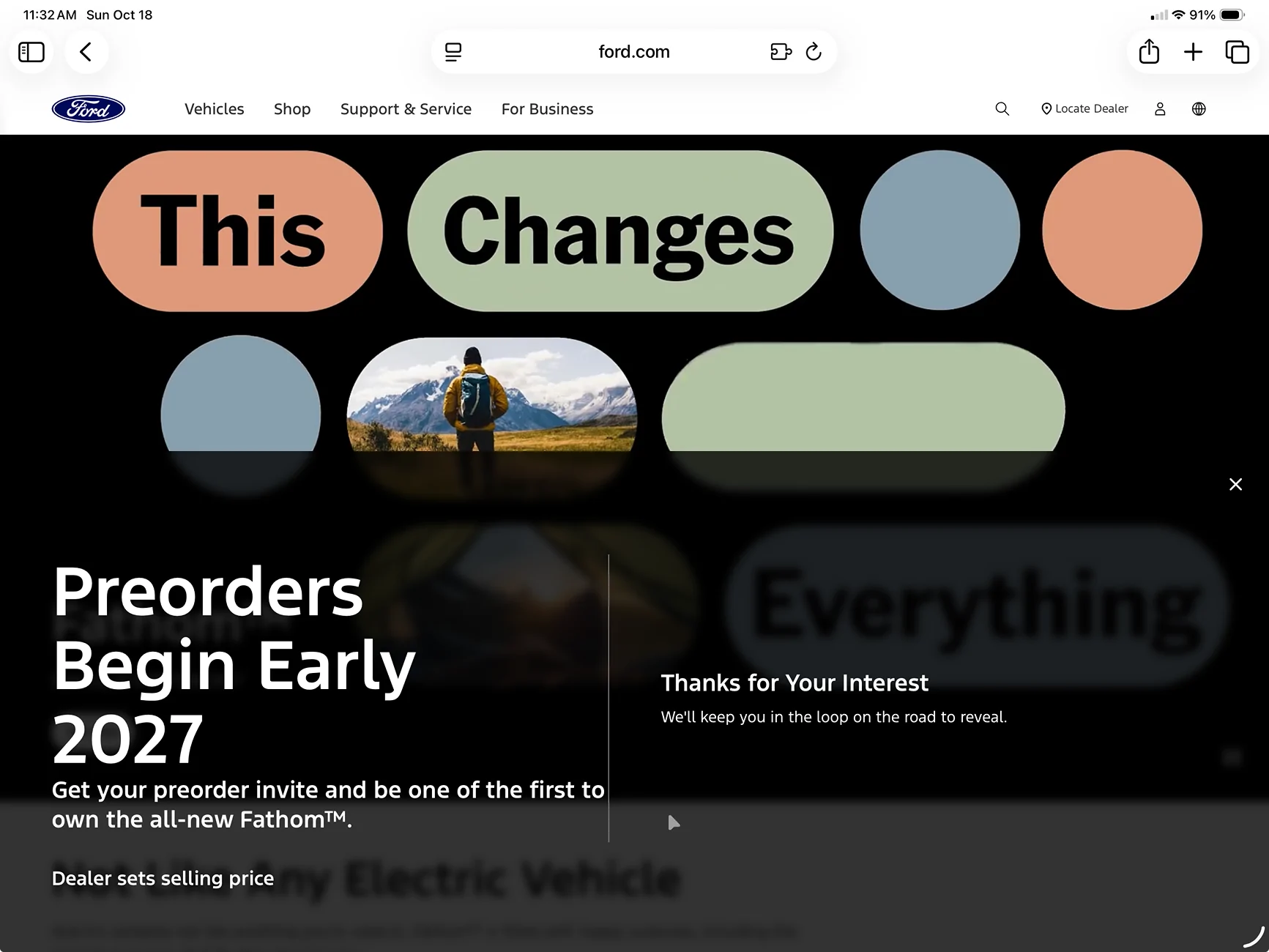 Ranchero EV Pickup Truck A change to the Fathom site? - "Dealer sets selling price" 1792337757910-tc