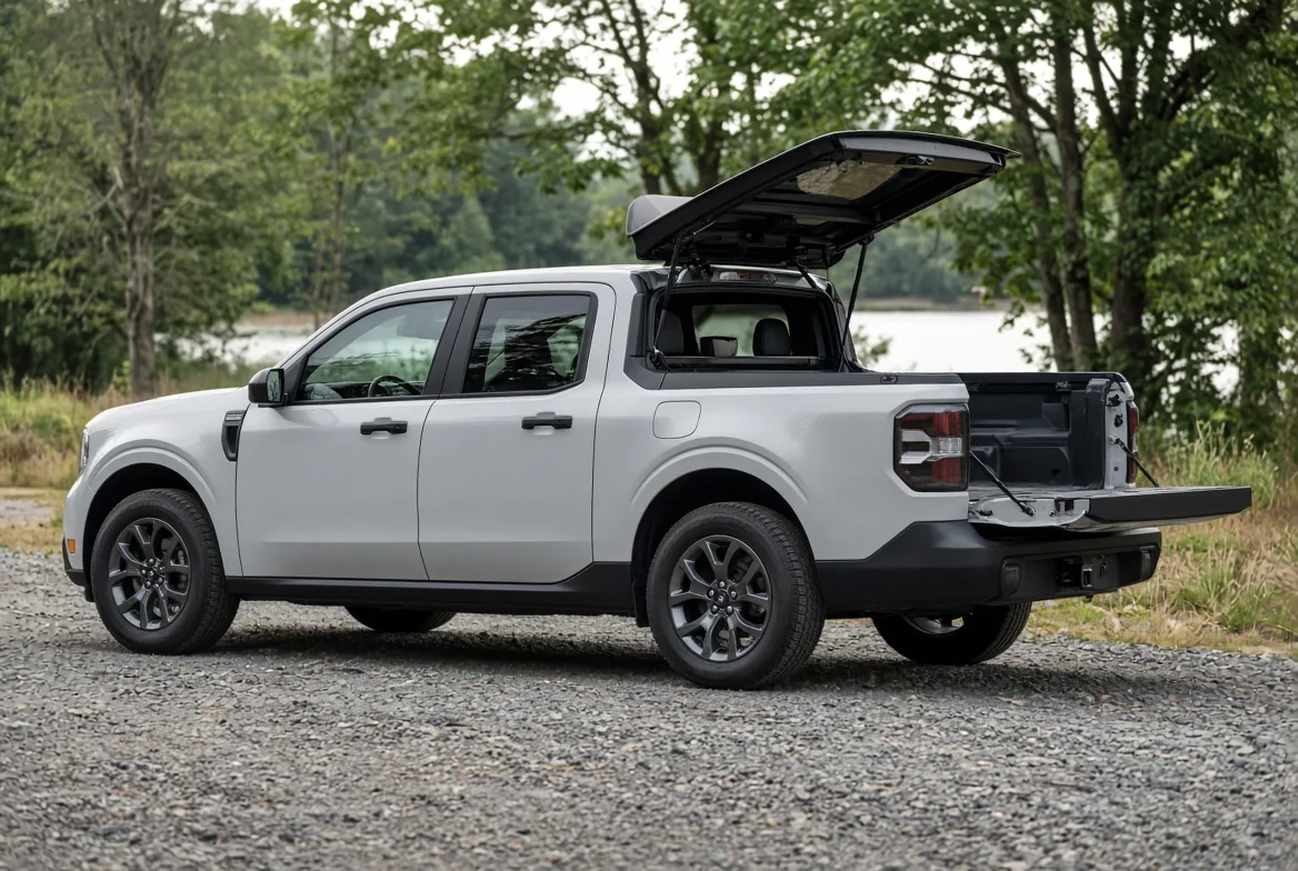 Ranchero EV Pickup Truck Mid-Gate: Literal SUV with Bed Attached? 1792531118804-gu