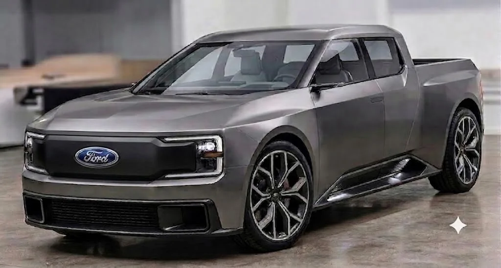 Ranchero EV Pickup Truck First Sight!! $30k midsize EV pickup Ranchero prototype spied 📸 38727611-e336-4904-8eb8-aed0f209fa7d