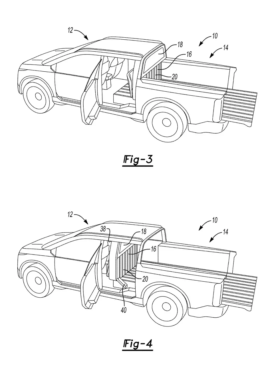 Ranchero EV Pickup Truck Ranchero EV pickup design & passthrough potential preview in patent images anchero EV pickup design & passthrough 5