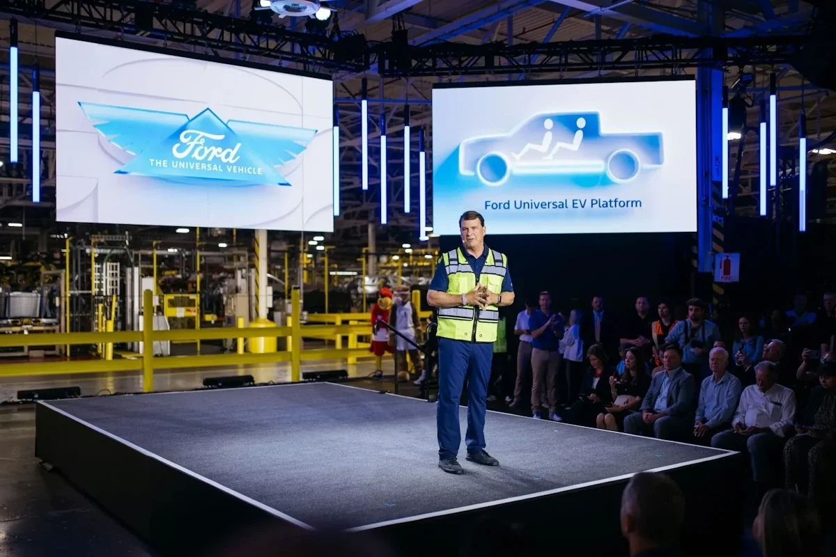Ranchero EV Pickup Truck Ford Announces New EV Platform and $30K Midsize Pickup Truck ford-midsize-ev-pickup-farley.zfBRnfnB1