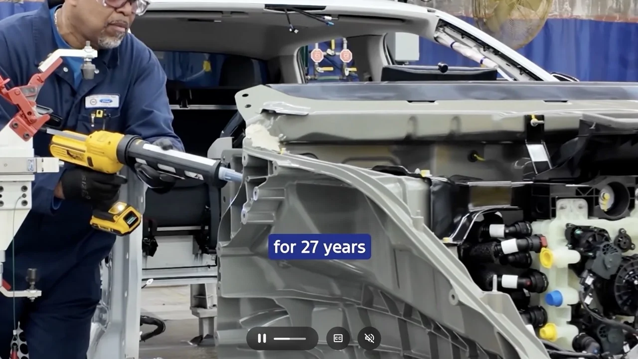 Ranchero EV Pickup Truck New videos revealed shows wheels, assembly, snow track testing, less camo Ford_Ranchero_Ford-Closeup_3