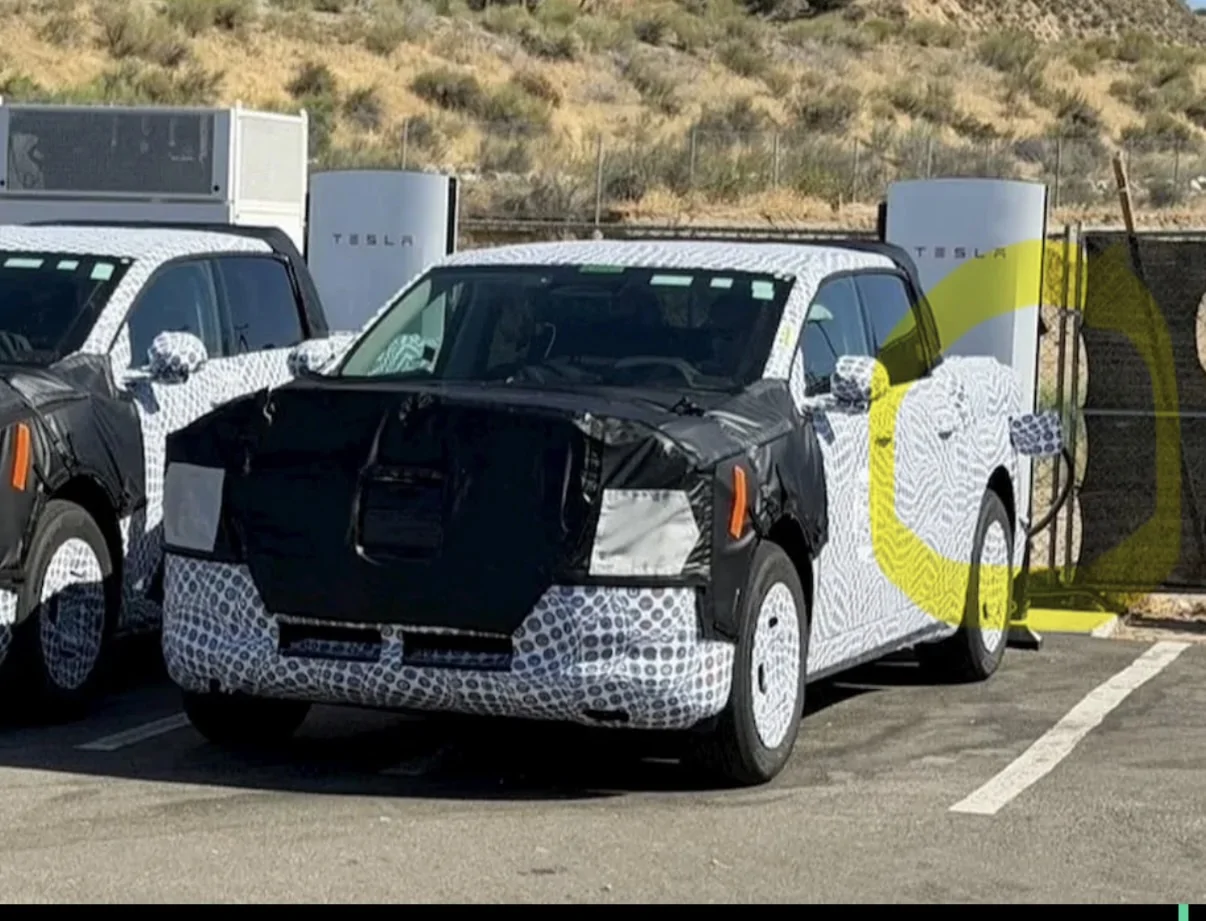 Ranchero EV Pickup Truck Two Fathom EVs spotted @ Tesla supercharging station in California IMG_5053