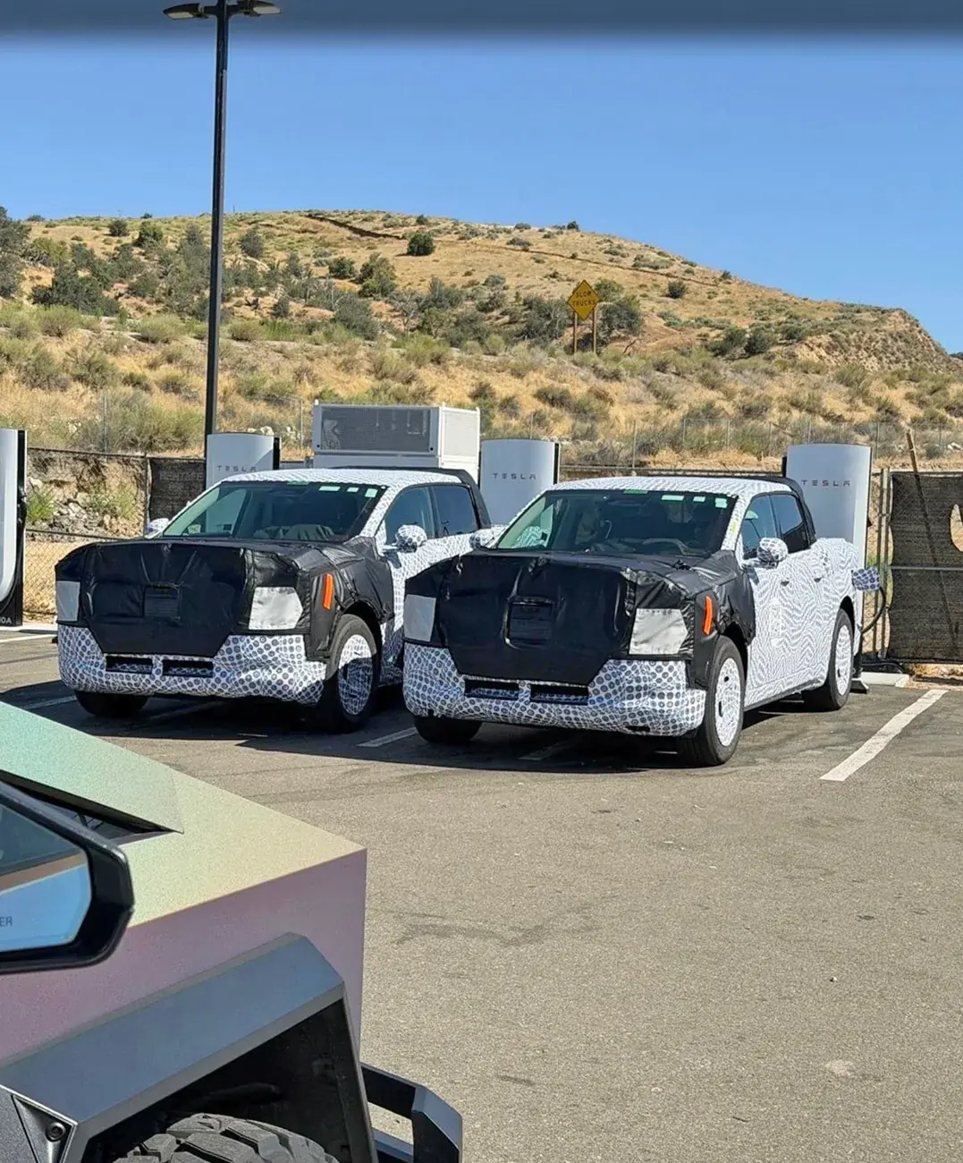 Ranchero EV Pickup Truck Two Fathom EVs spotted @ Tesla supercharging station in California IMG_5320