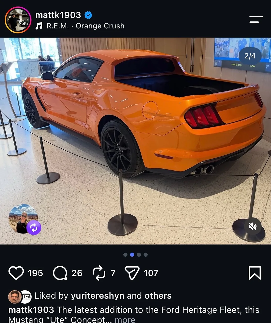 Ranchero EV Pickup Truck Mustang ”Ute” Concept now in Ford Heritage Collection IMG_7058