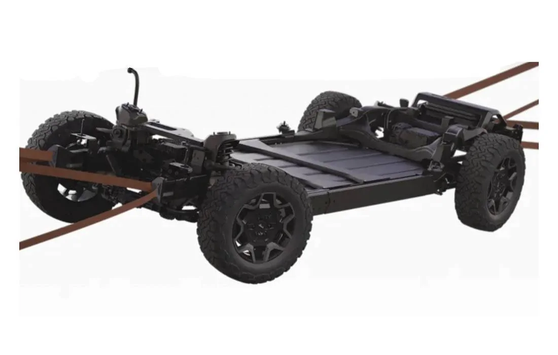 Ranchero EV Pickup Truck Official: Scout EV Pickup & SUV debut w/ Gas Range Extender, 4x4, BOF, Lockers, Sway Bar Disconnect -- All Specs, Wallpapers, Video scout-ev-suspension-jpg-jpg